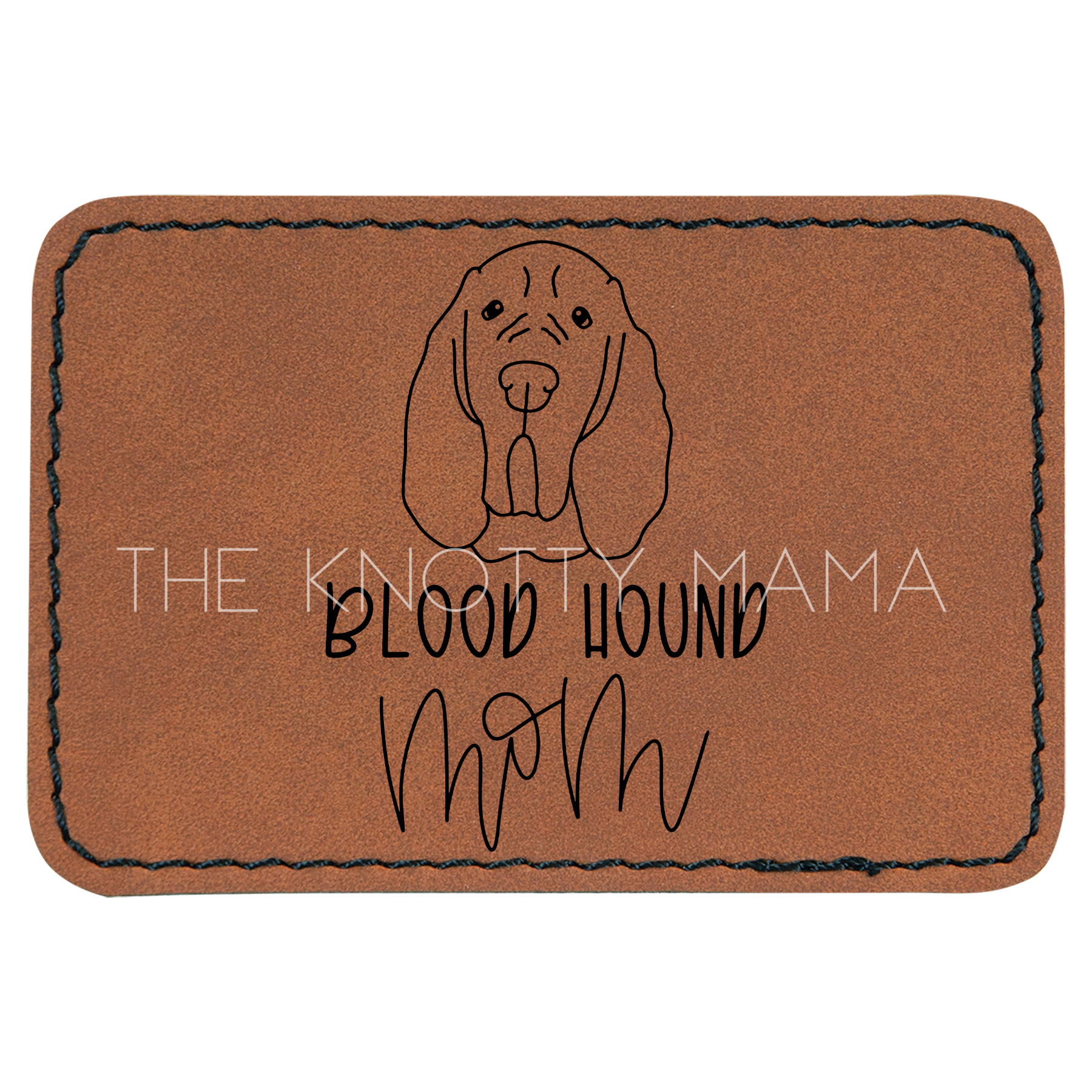 Bloodhound Mom Patch