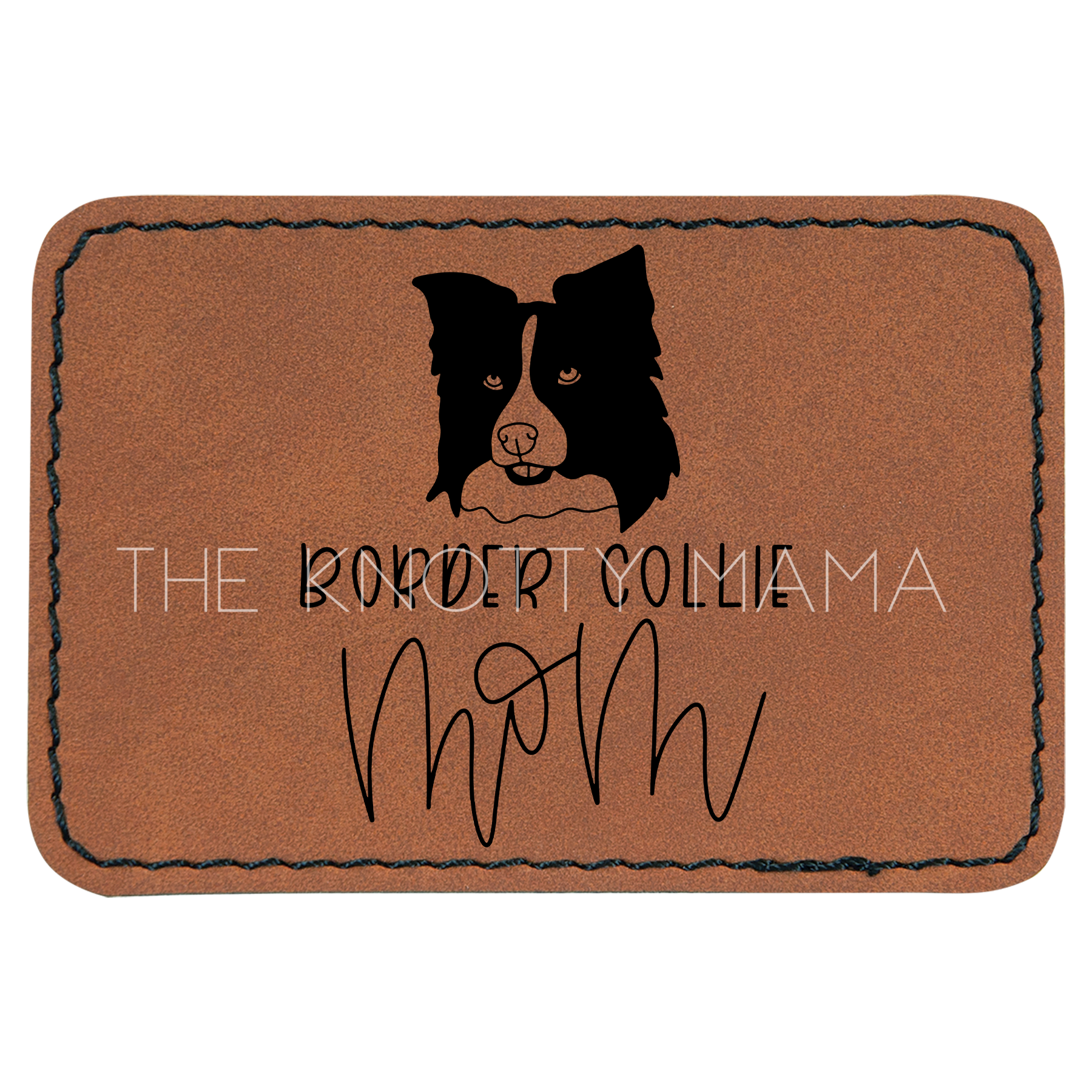 Border Collie Mom Patch