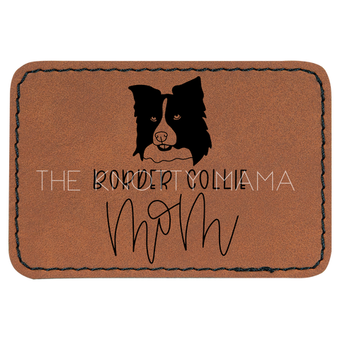 Border Collie Mom Patch