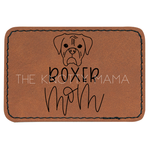 Boxer Mom Patch