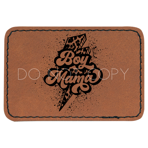 Boy Mama Leopard Lightning Patch