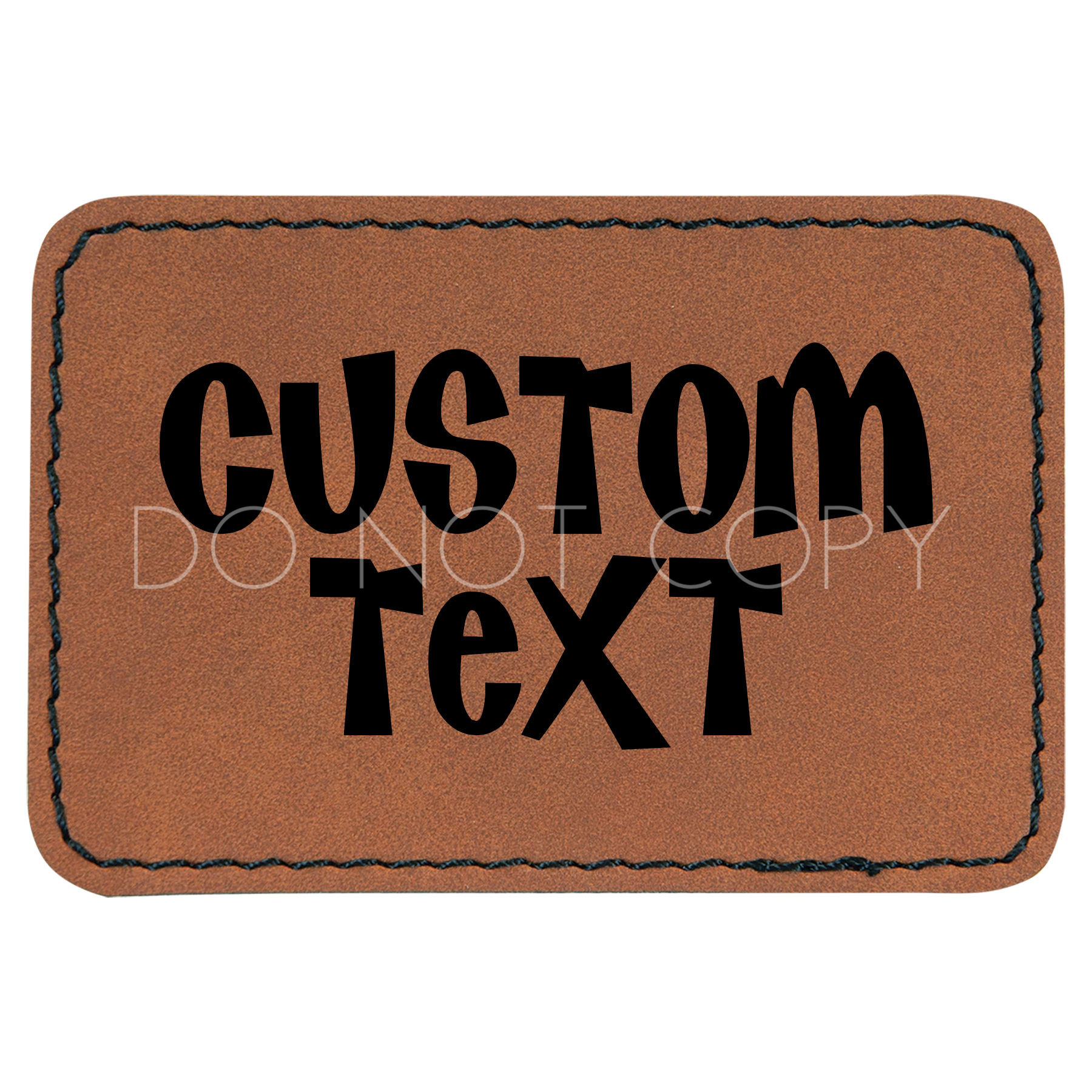 Bratty Inspired Custom Text Patch