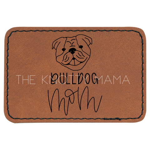 Bulldog Mom Patch