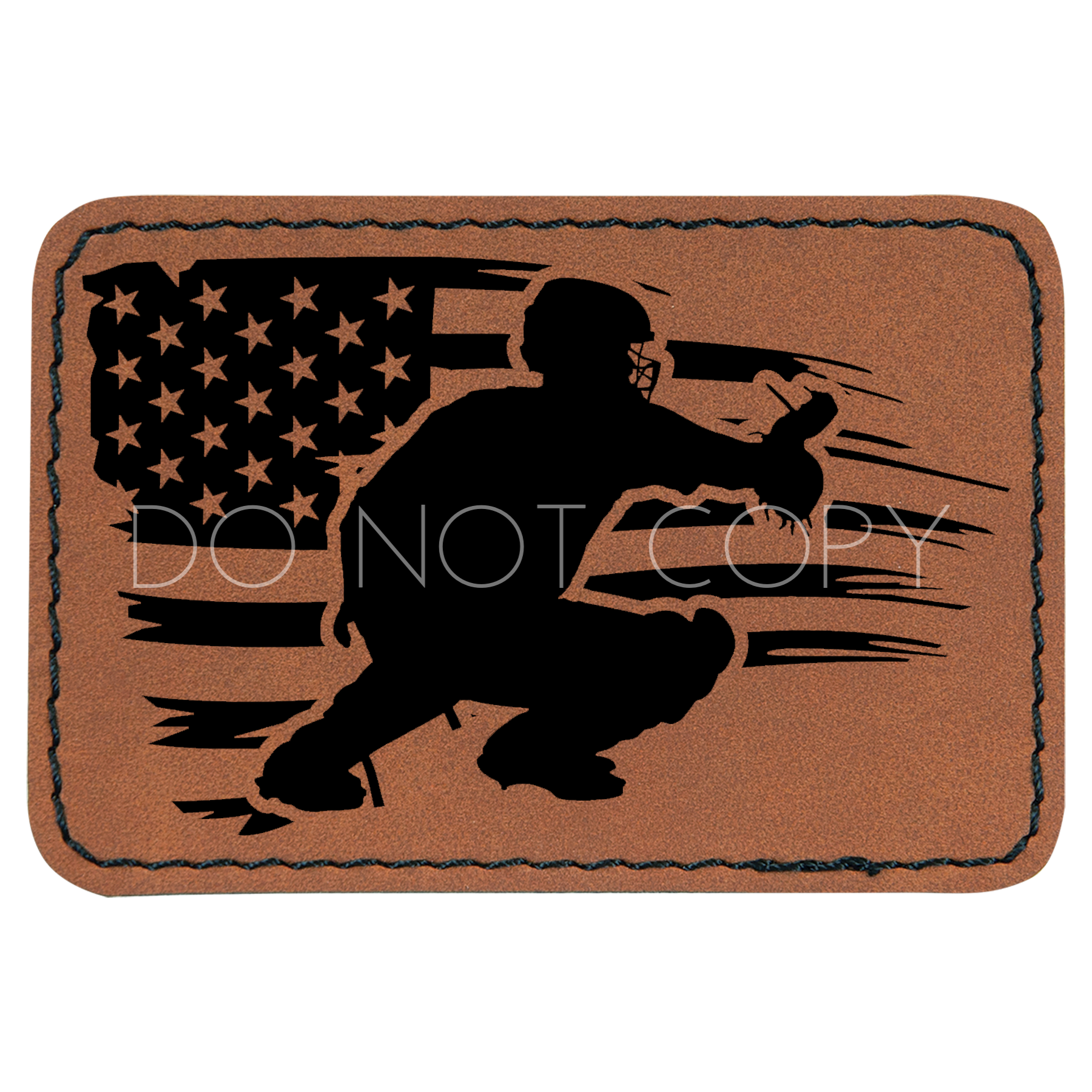 Baseball/Softball Catcher Flag Patch