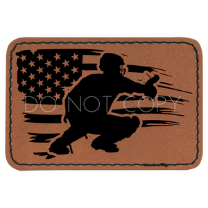 Baseball/Softball Catcher Flag Patch