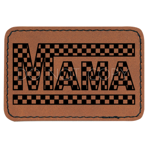 Checkered Mama Patch