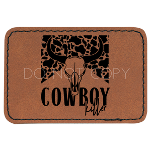 Cowboy Killer Cow Print Patch