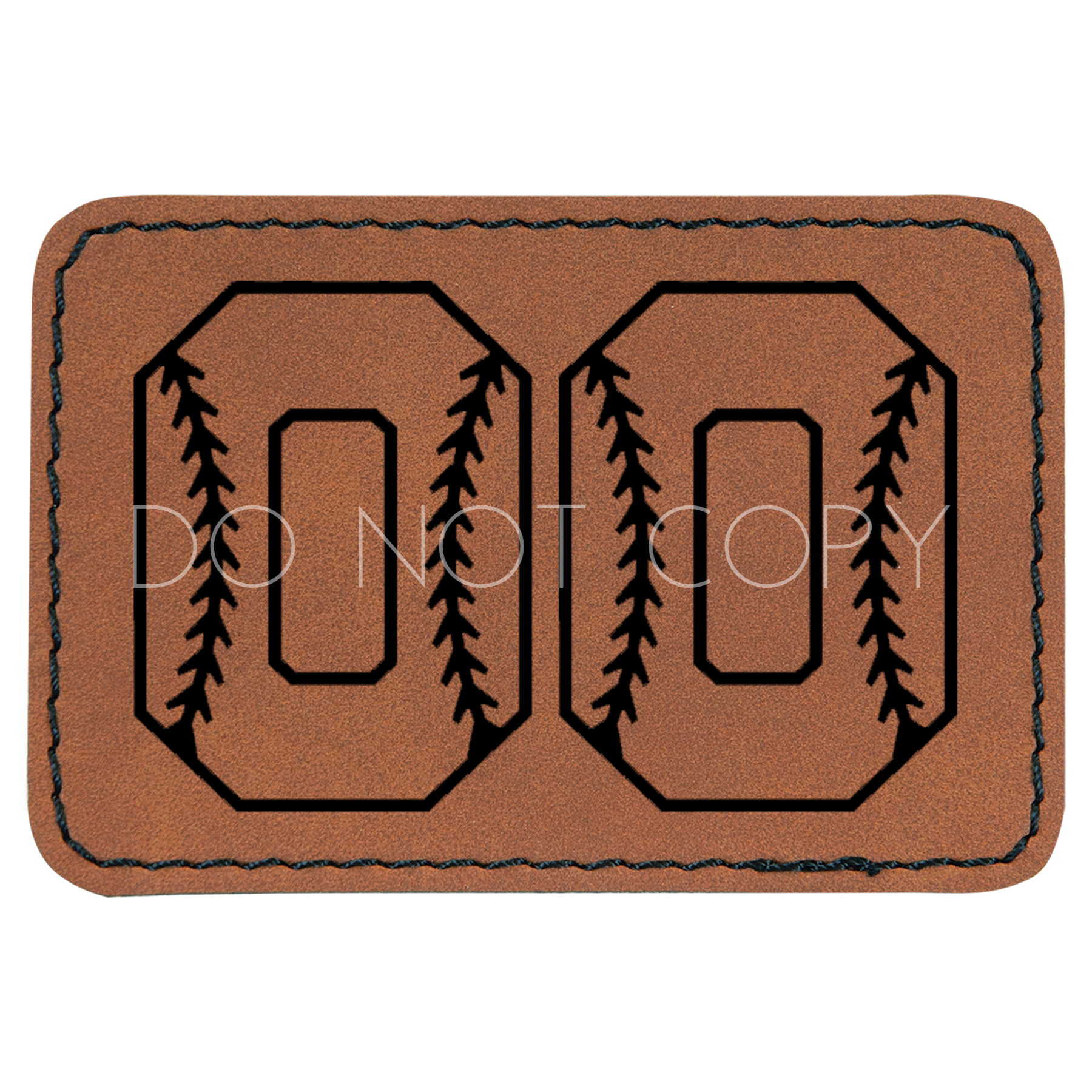 Custom Baseball/Softball Number Patch