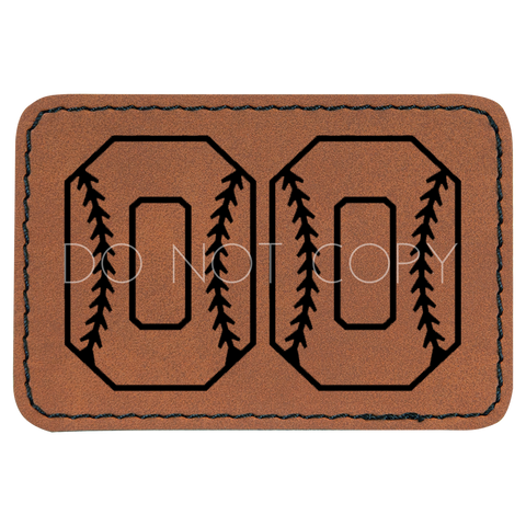 Custom Baseball/Softball Number Patch