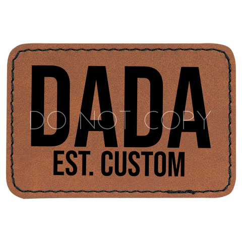 Custom Dada Patch