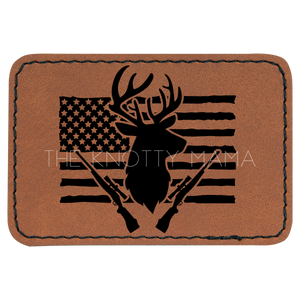 Deer Hunting Flag Patch