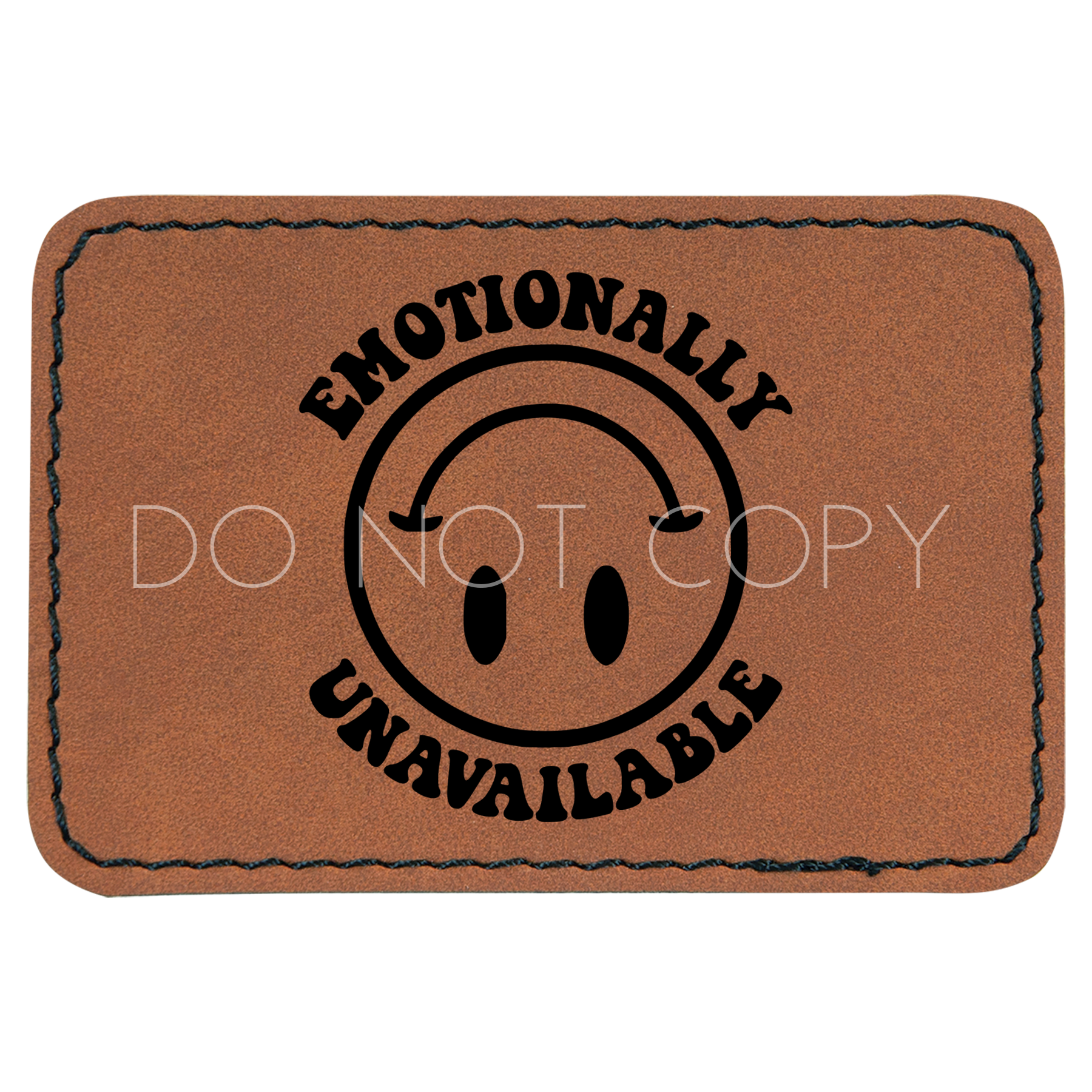 Emotionally Unavailable Smiley Patch