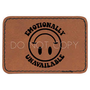 Emotionally Unavailable Smiley Patch