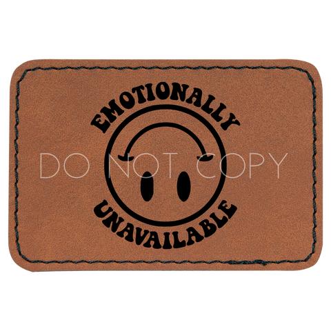 Emotionally Unavailable Smiley Patch