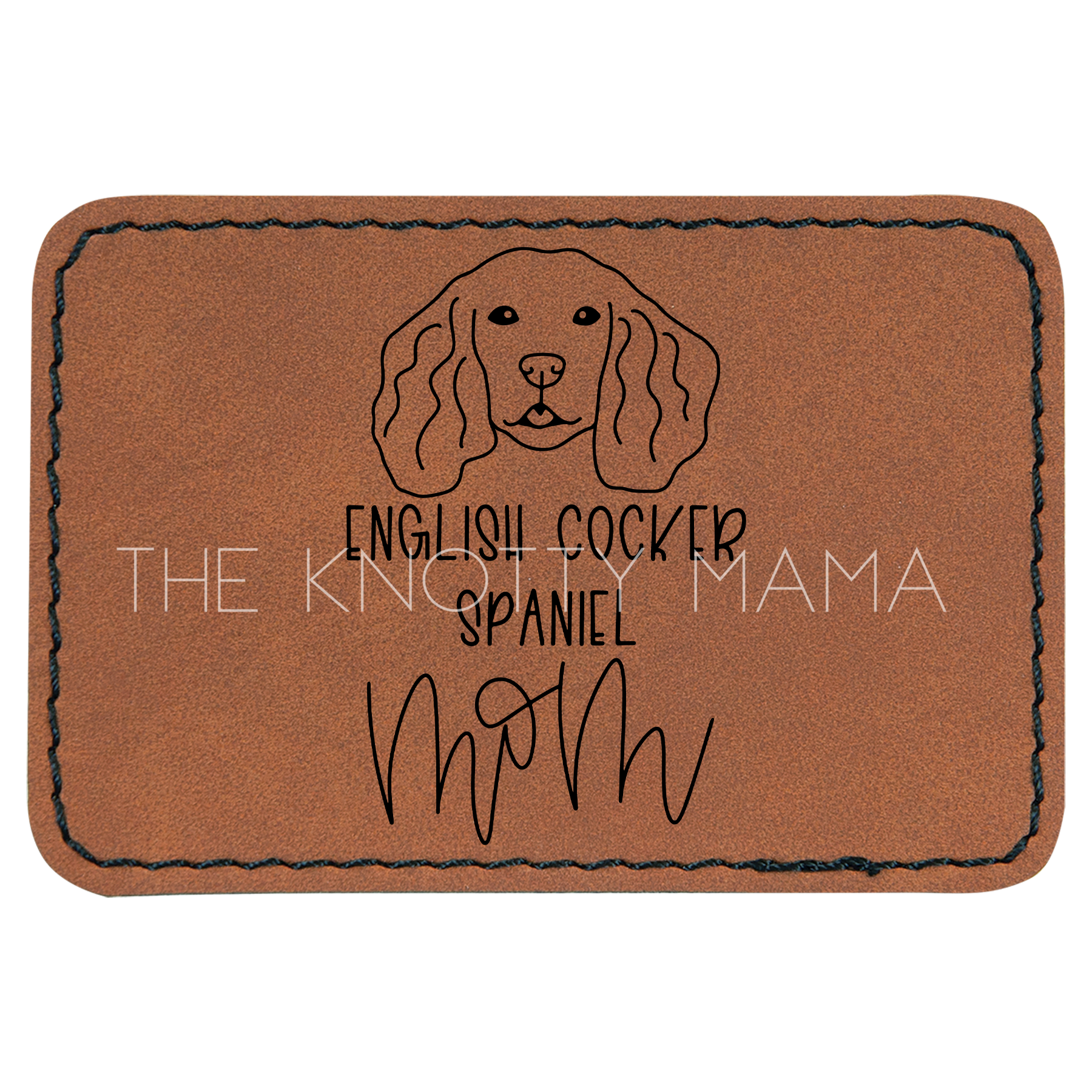 English Cocker Spaniel Mom Patch
