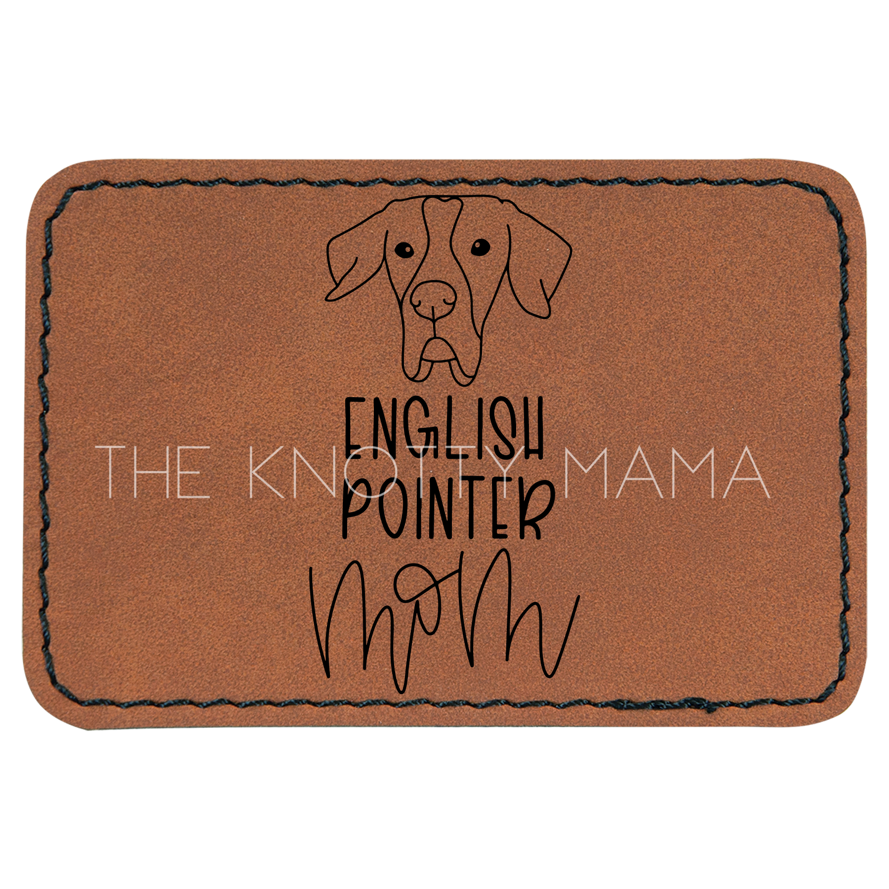 English Pointer Mom Patch