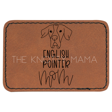English Pointer Mom Patch