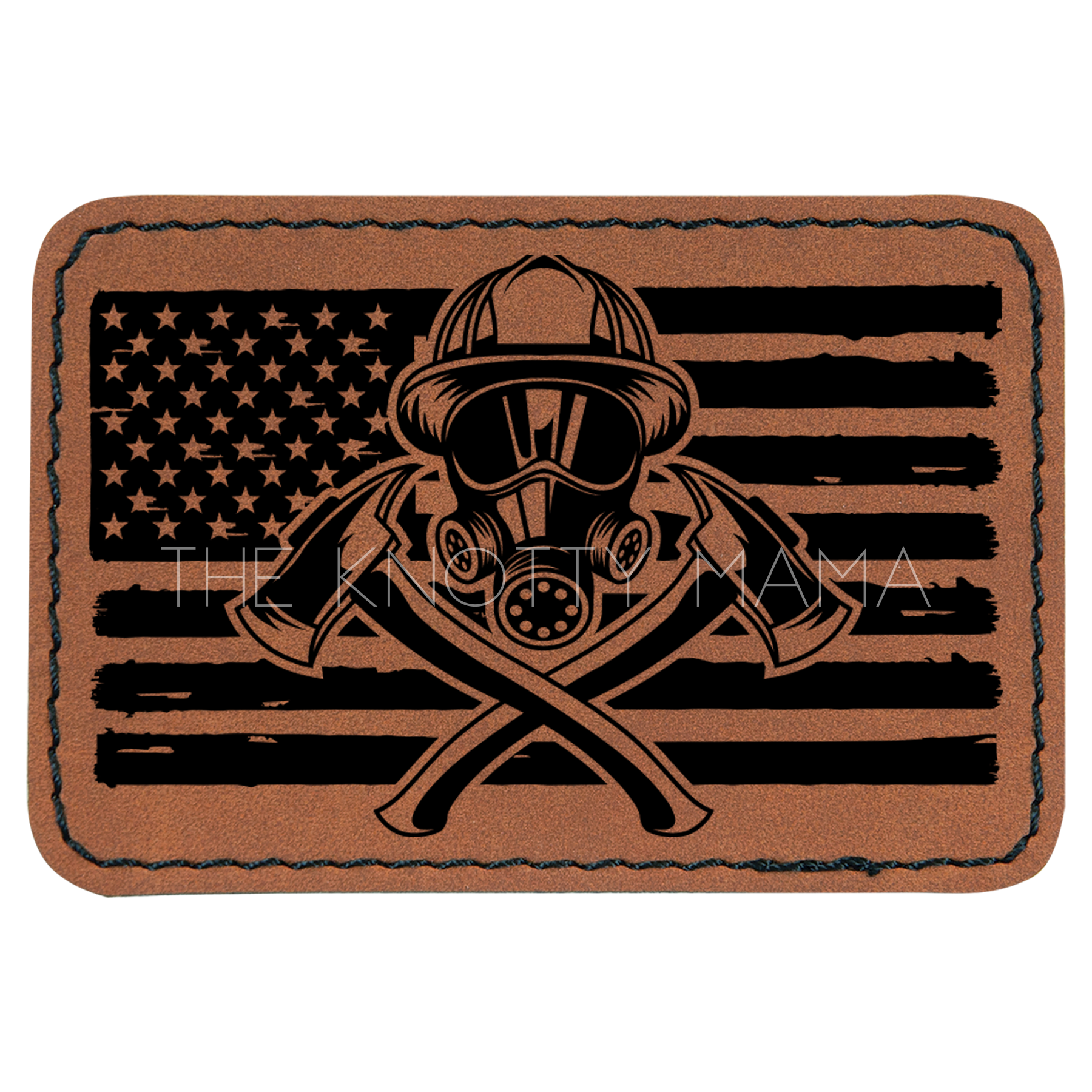 Firefighter Flag Patch