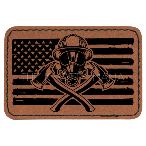 Firefighter Flag Patch