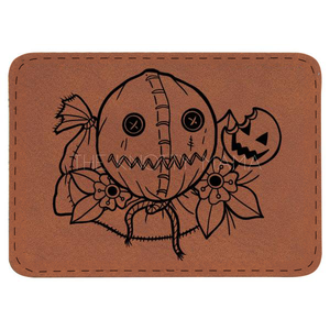 Floral Halloween Patch Candy