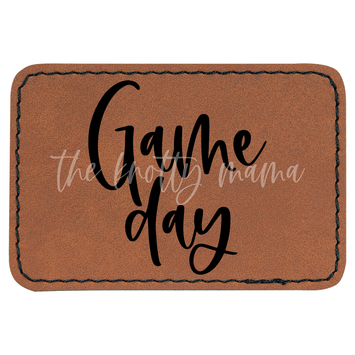 Game Day Stacked Patch The Knotty Mama
