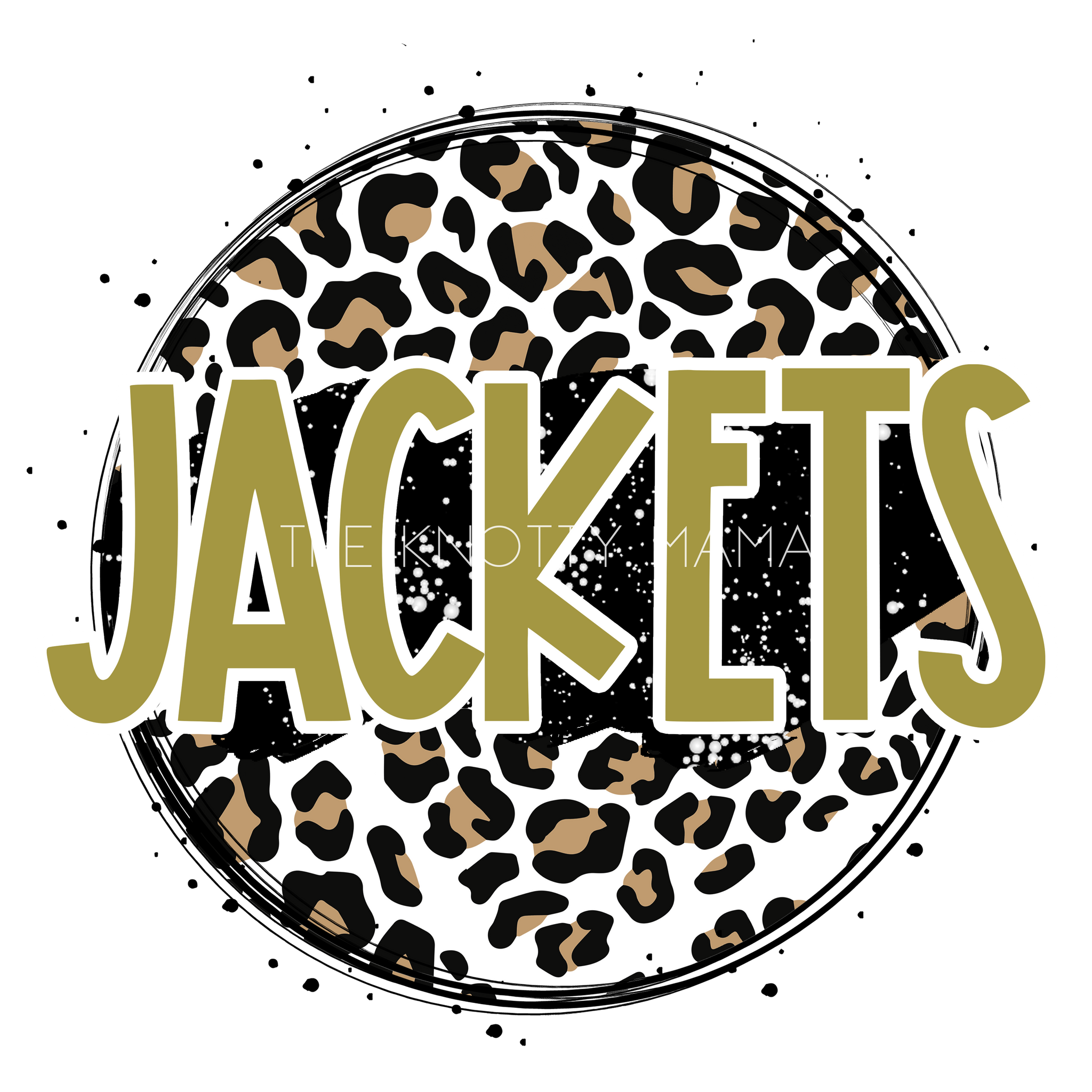 Gold Jackets - Leopard Circle PNG