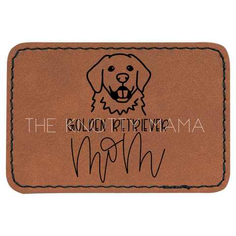 Golden Retriever Mom Patch