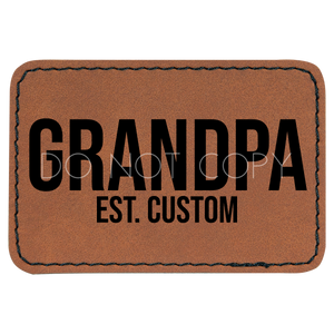Custom Grandpa Patch