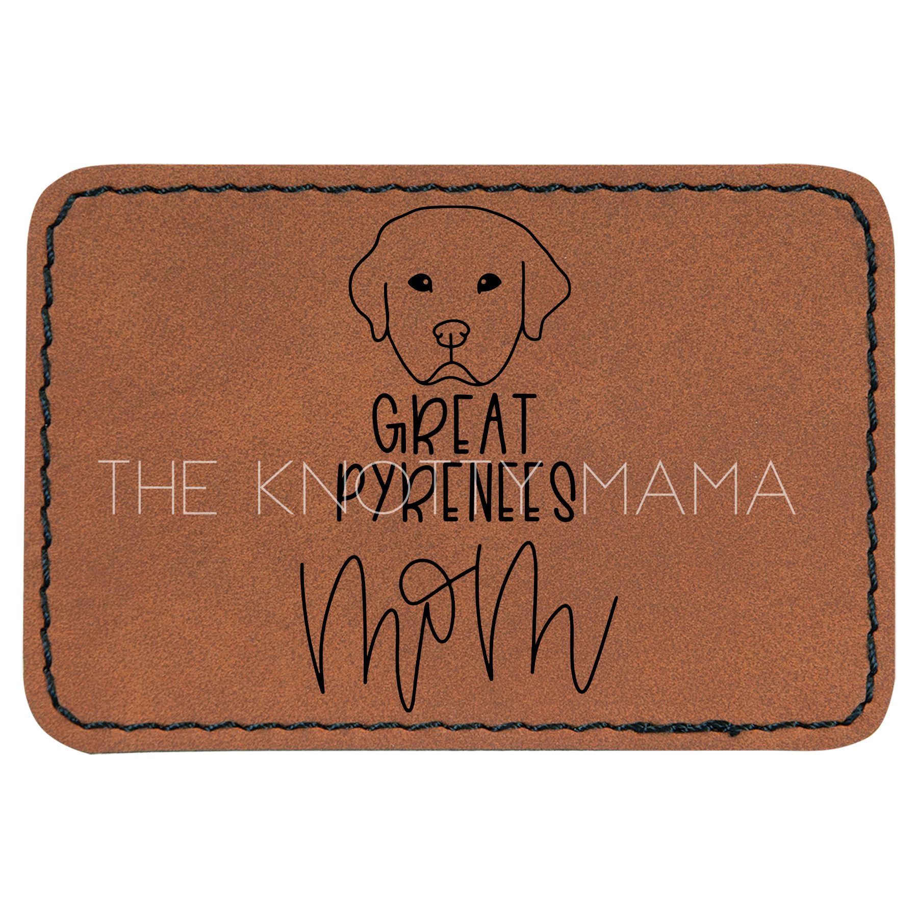 Great Pyrenees Mom Patch