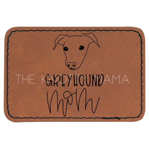 Greyhound Mom Patch