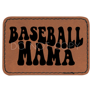 Groovy Baseball Mama Patch