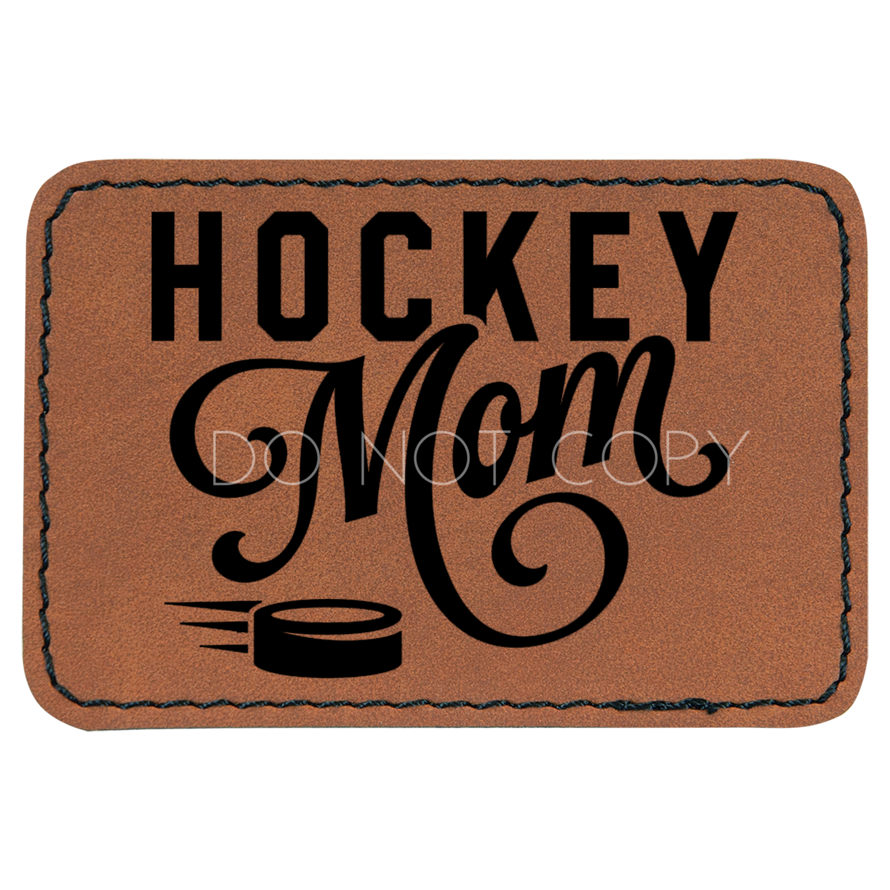 Hockey Mom Puck Patch
