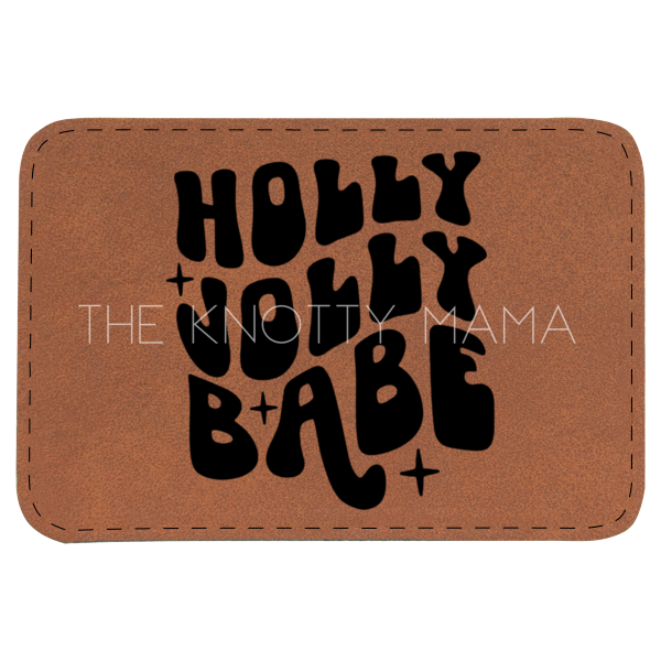 Holly Jolly Babe Patch