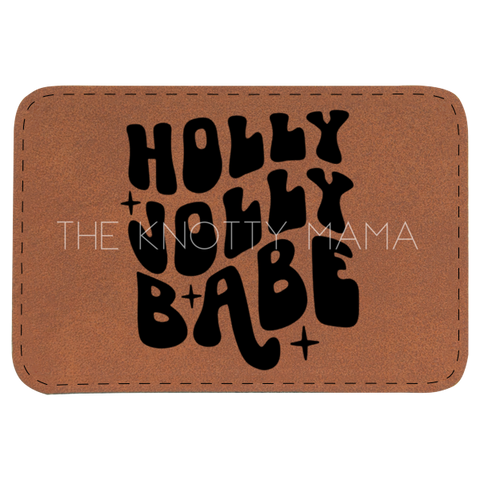 Holly Jolly Babe Patch