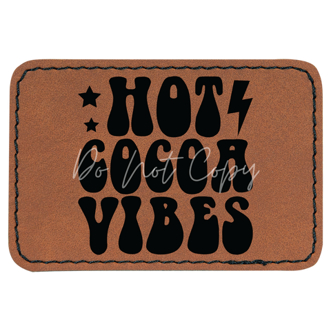 Retro Hot Cocoa Vibes Patch