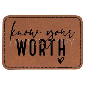 Know Your Worth Patch