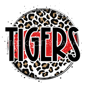 Tigers Red - Leopard Circle PNG