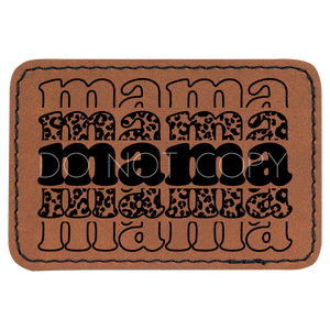 Leopard Mama Stacked Patch