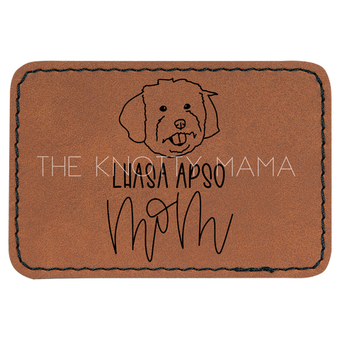 Lhasa apso Mom Patch