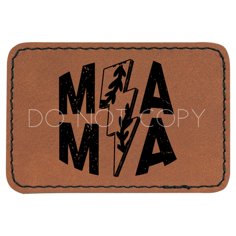 Distressed Mama Ball Lightning Patch