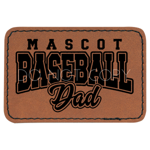 Mascot Baseball Dad Patch