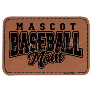 Mascot Baseball Mom Patch