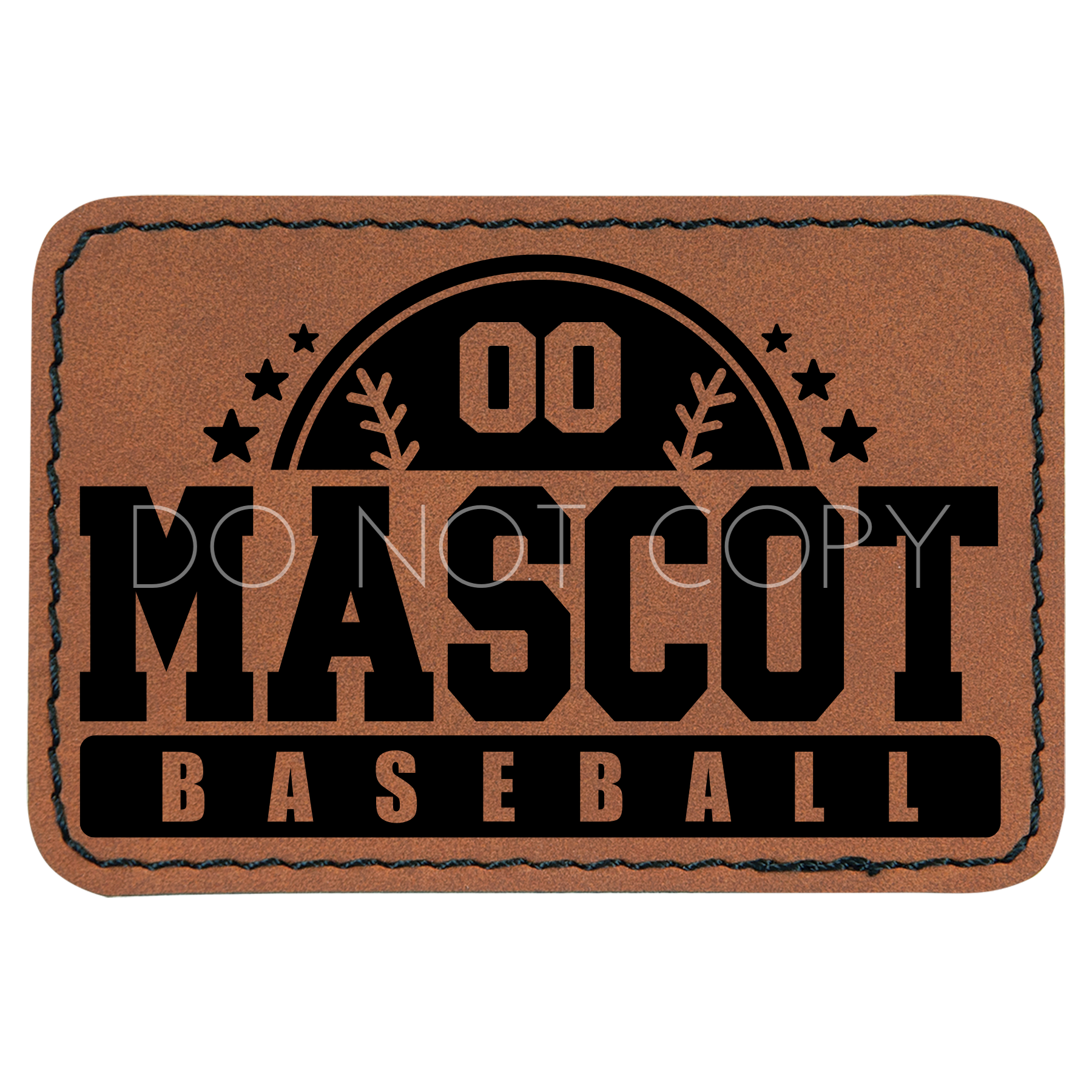 Mascot Baseball Patch