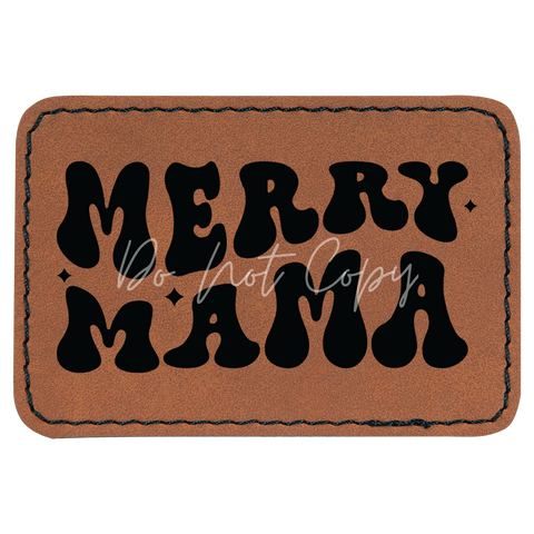 Retro Merry Mama Patch