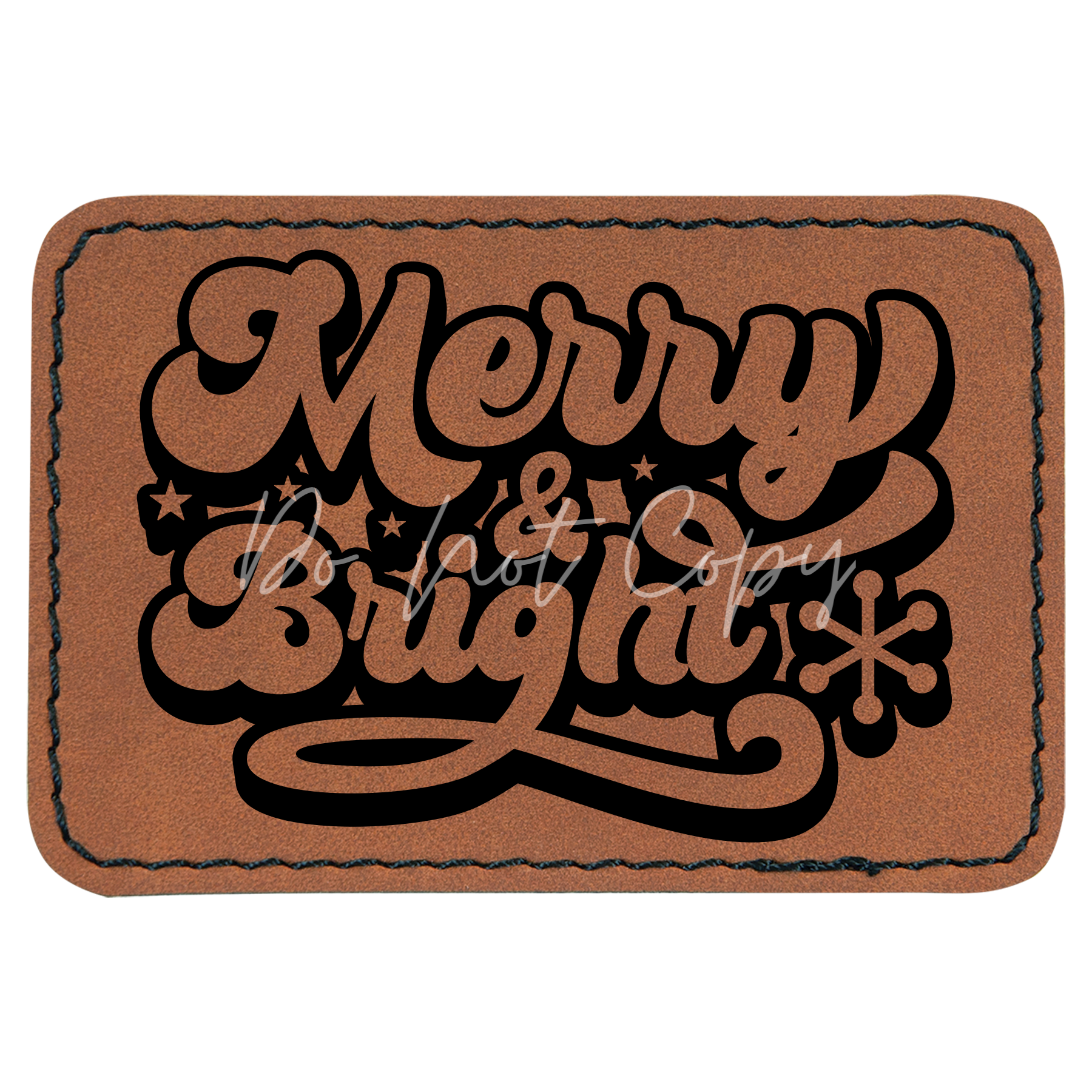 Retro Merry & Bright Patch