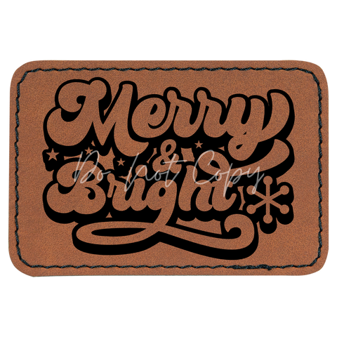 Retro Merry & Bright Patch