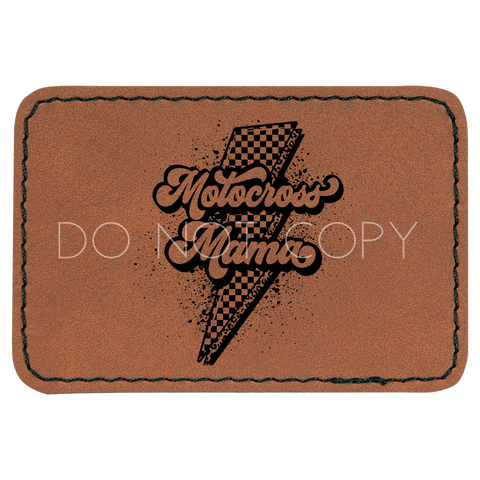 Leopard Motorcross Mama Patch