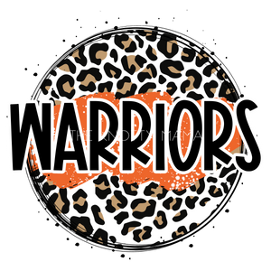 Orange Warriors - Leopard Circle PNG