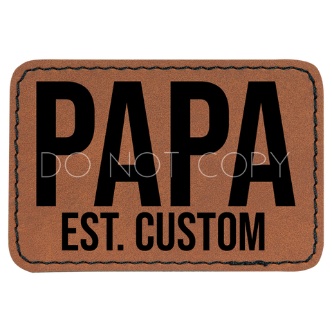 Custom Papa Patch