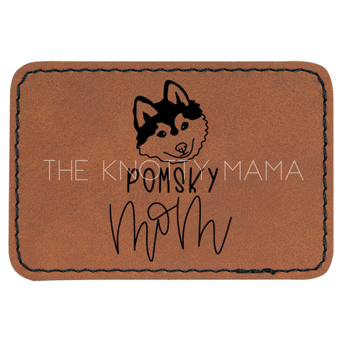 Pomsky Mom Patch